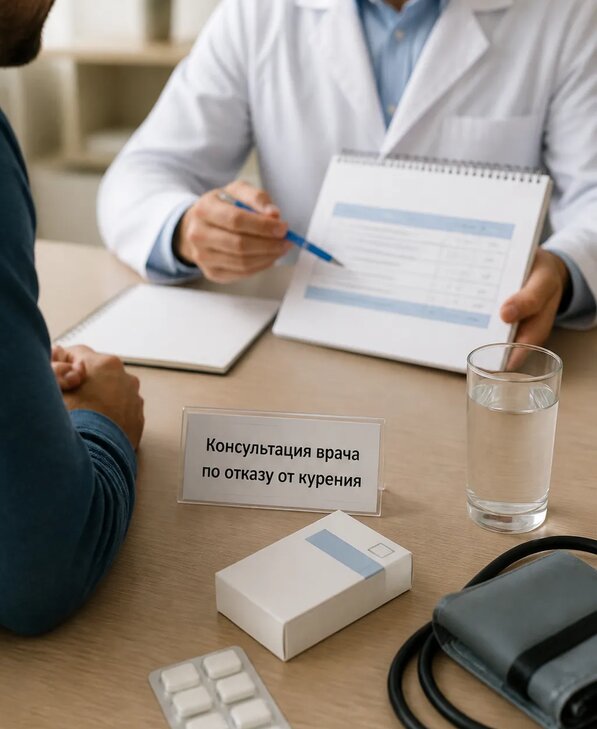 Консультация врача по отказу от курения для взрослых в Гатчине